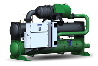 water cooled screw chillers with VFD